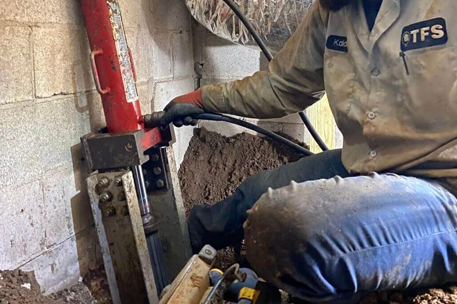 basement wall repair alamo